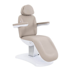 aesthera treatment bed latte in chair position front angle