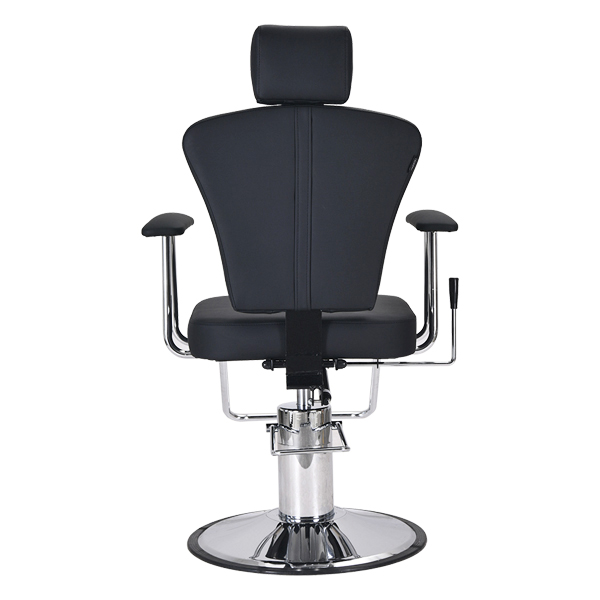 black eyelash brow chair with recline and height adjustable by foot pump