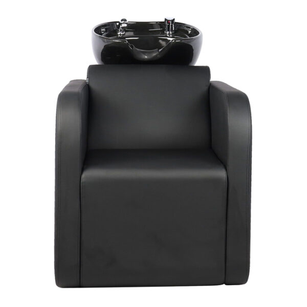 high quality shampoo unit in black with tilt mechanism