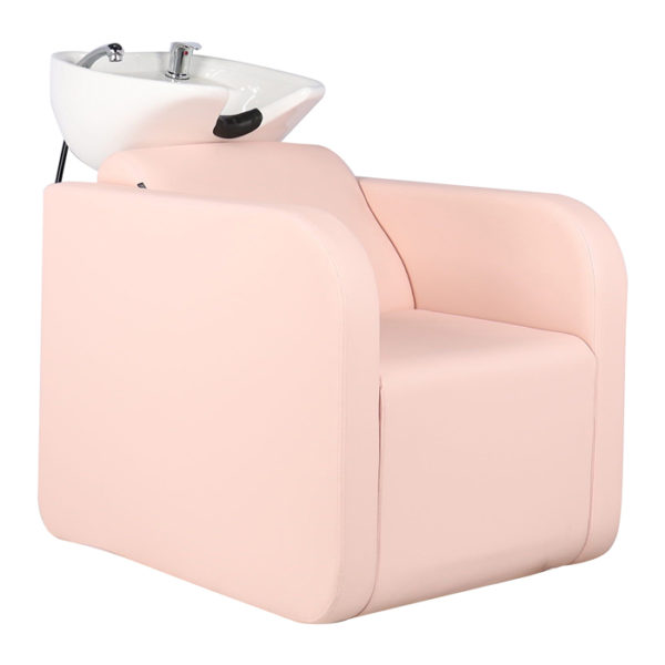 hairdressing shampoo unit in pink
