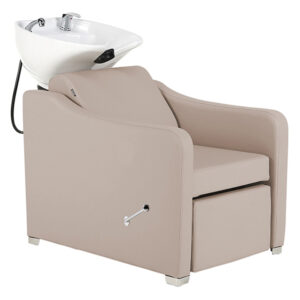 myrra shampoo unit from dsse with manual recline gives ultimate comfort to your client