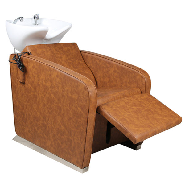 shampoo unit in tan with memory foam for extra comfort