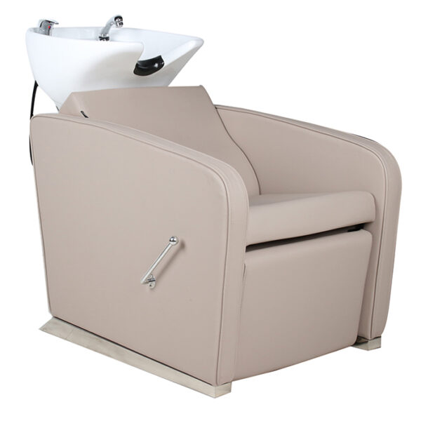 hairdressing shampoo unit with recline offers your client ultimate comfort