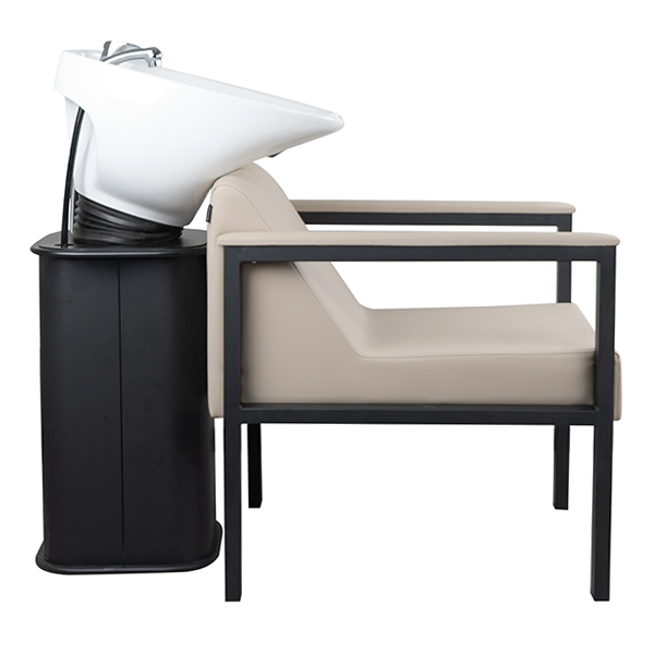 the torro shampoo unit in latte gives your client the comfort they deserve