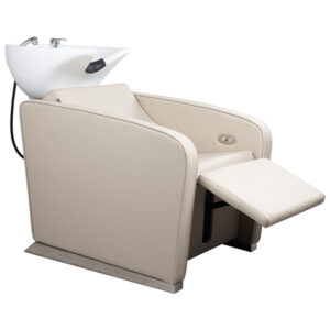 hairdressing shampoo basin with electric recline