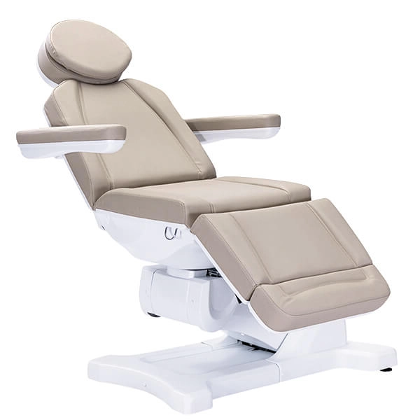 decima-rotatable-treatment-bed-latte-chair-position-front-angle