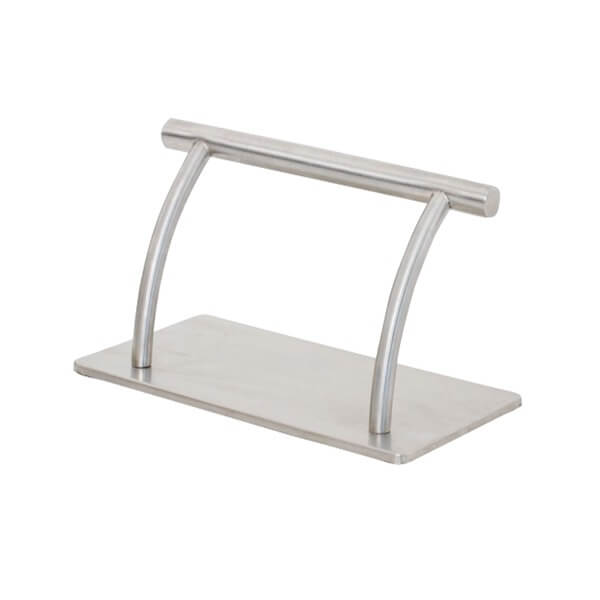 hermes-footrest-chrome-front-angle-view