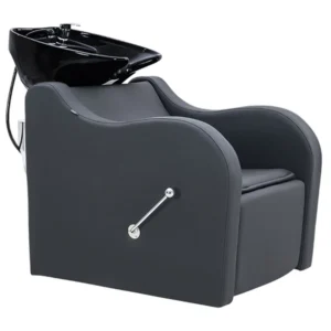 milos-recliner-shampoo-unit-black-front-angle-view-closed-recliner