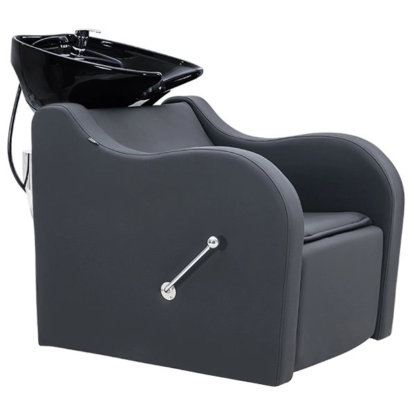 milos-recliner-shampoo-unit-black-front-angle-view-closed-recliner