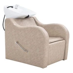 milos-recliner-shampoo-unit-taupe-front-angle-view-closed-recliner