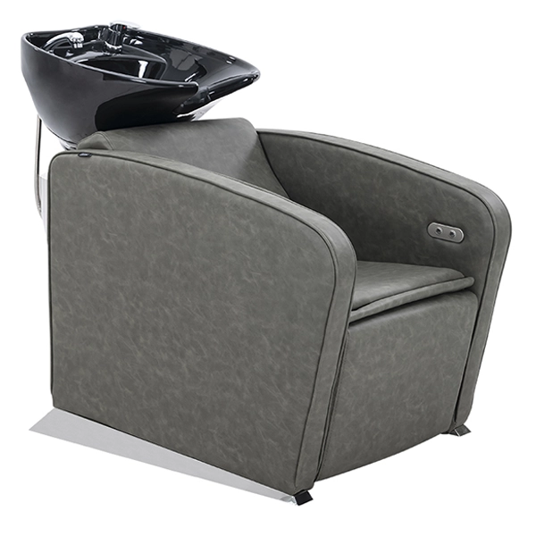 riviera-electric-recliner-shampoo-unit-olive-mist-front-angle-view-closed-recliner