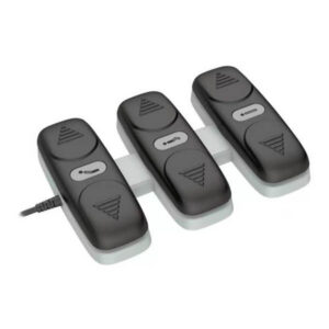 slimline-3000-foot-control-3-motor-black-front-view-dsse